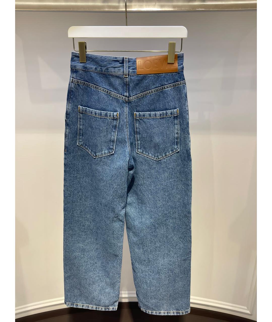 LOEWE Синие прямые джинсы, фото 2