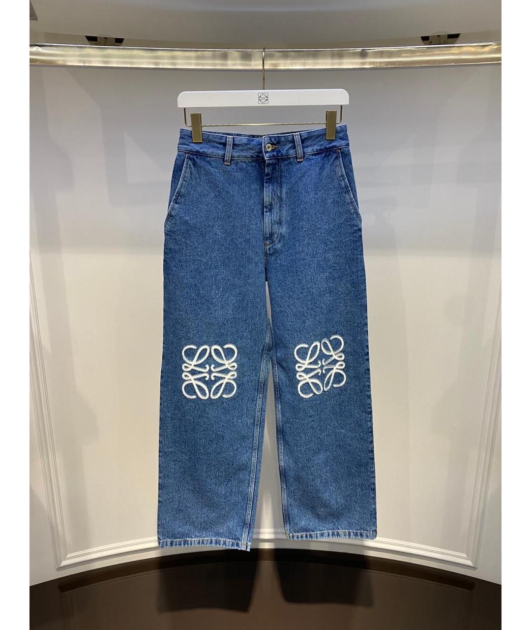 LOEWE Синие прямые джинсы, фото 3