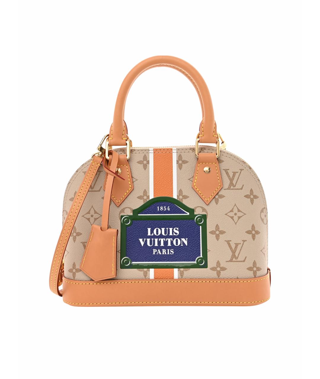 LOUIS VUITTON PRE-OWNED Бежевая сумка через плечо, фото 1