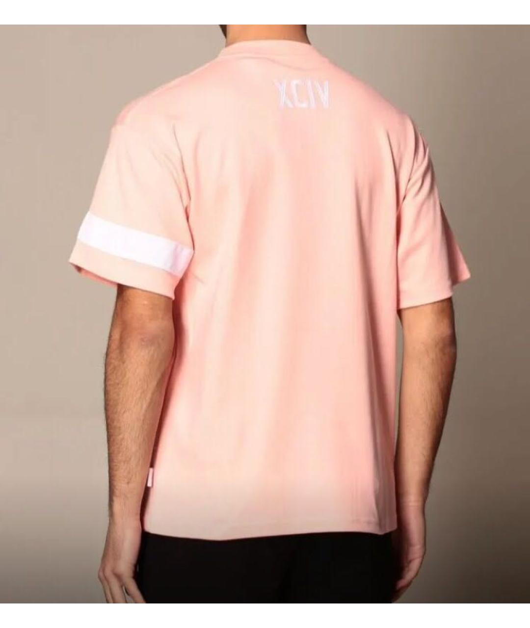 GCDS Розовая хлопковая футболка, фото 4