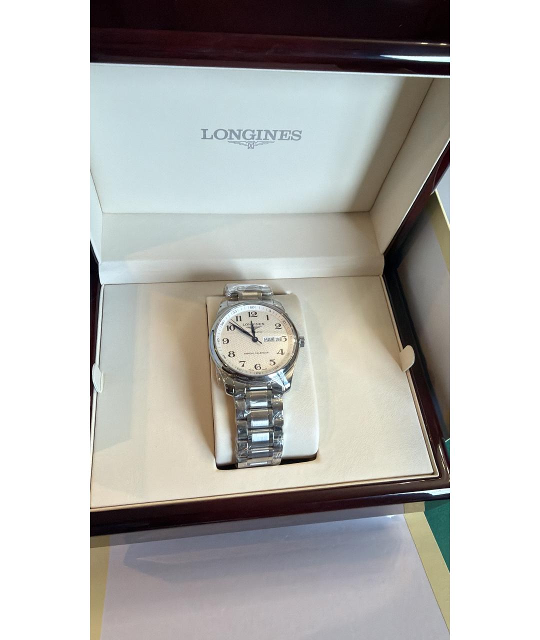 LONGINES Серебряные металлические часы, фото 2