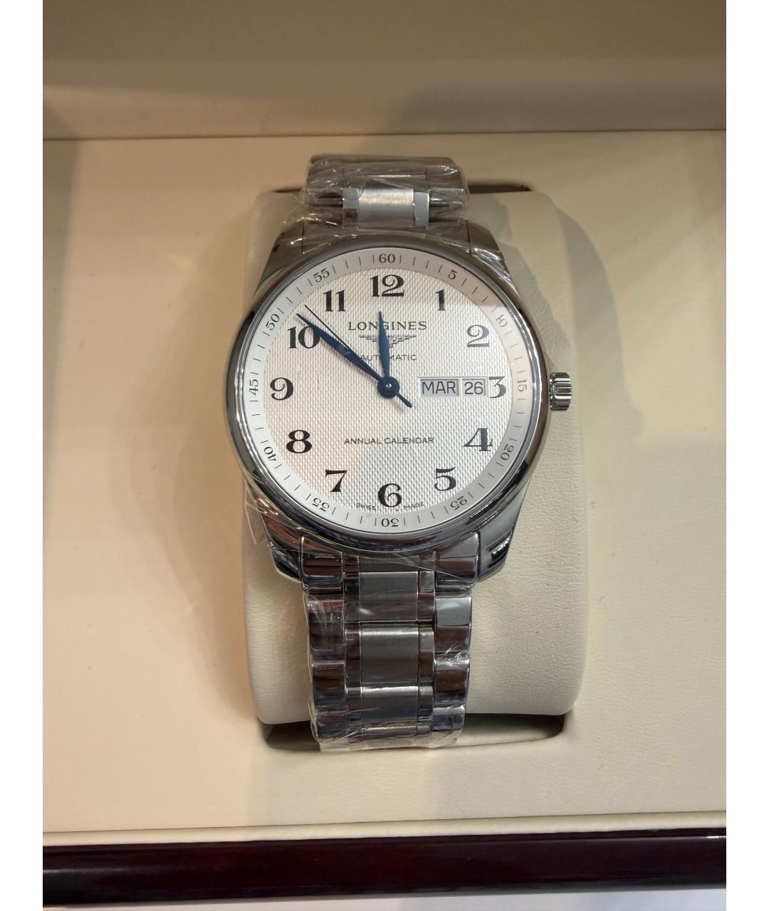 LONGINES Серебряные металлические часы, фото 9