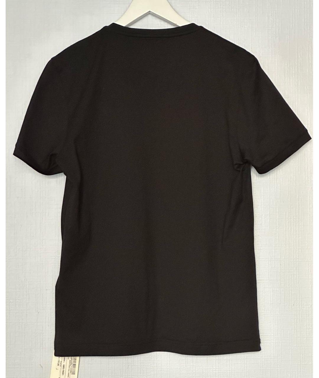 FENDI Черная футболка, фото 2