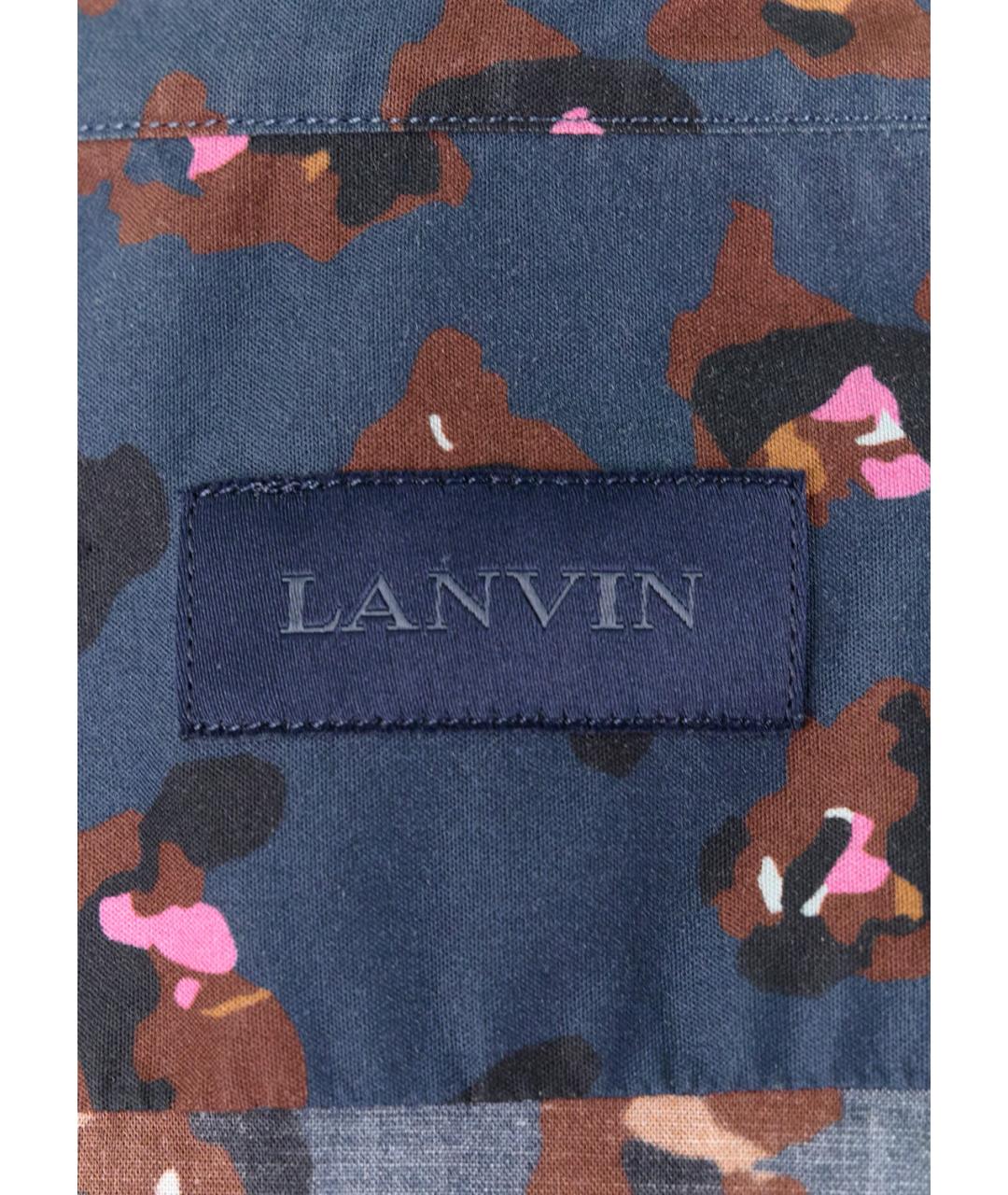 LANVIN Мульти хлопковая классическая рубашка, фото 3