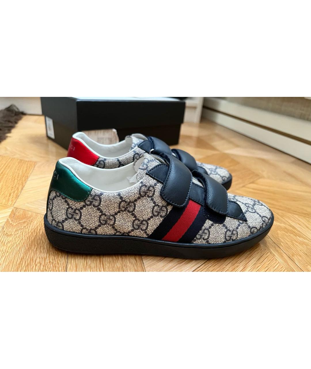 GUCCI KIDS Мульти кожаные кеды, фото 8