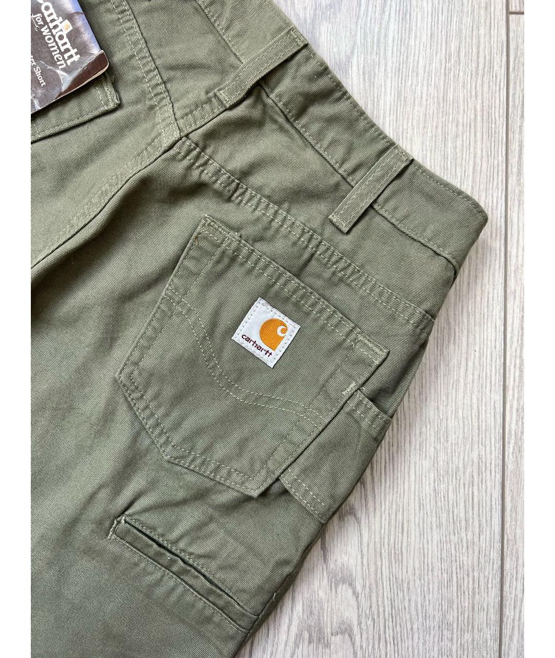 CARHARTT Хаки хлопковые шорты, фото 4