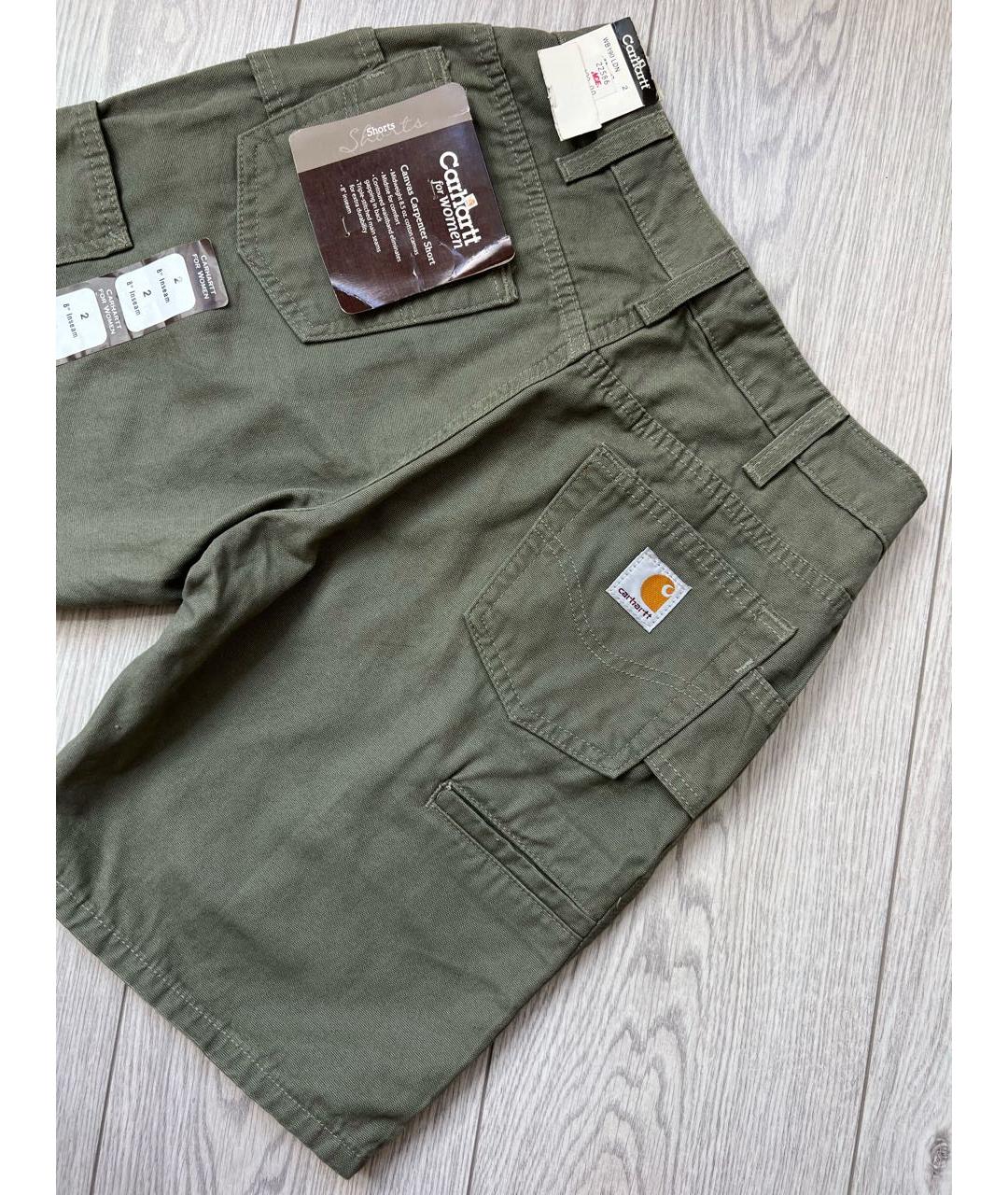 CARHARTT Хаки хлопковые шорты, фото 3