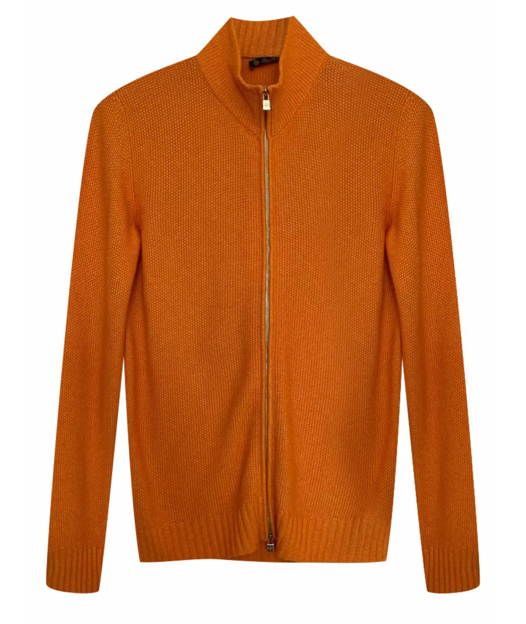LORO PIANA Оранжевый кашемировый джемпер / свитер, фото 1