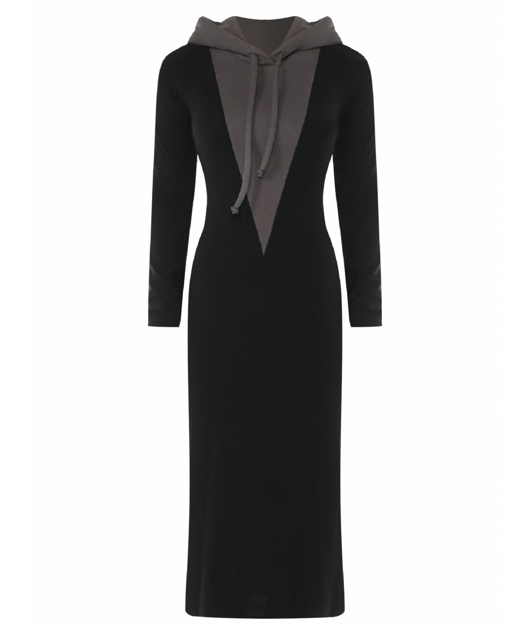 MM6 MAISON MARGIELA Черное повседневное платье, фото 1