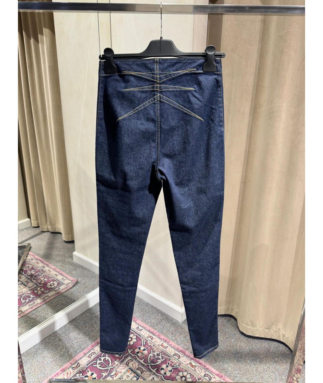 ALAIA Синие прямые джинсы, фото 7