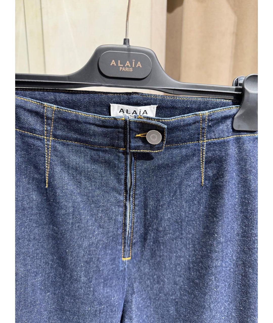 ALAIA Синие прямые джинсы, фото 2