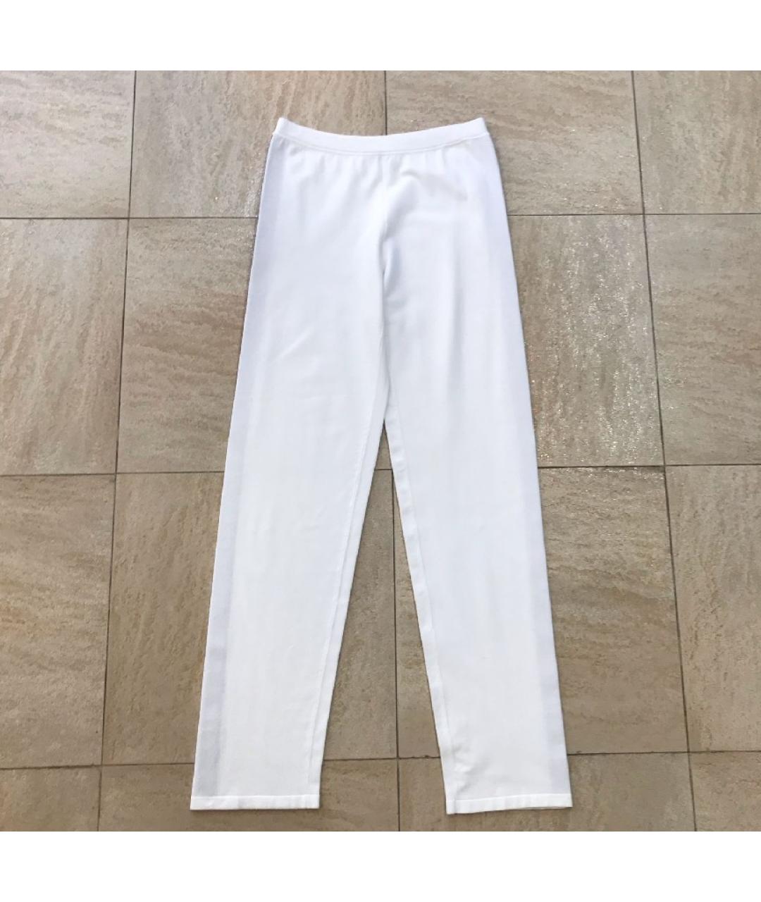 ESCADA Белые вискозные брюки узкие, фото 10