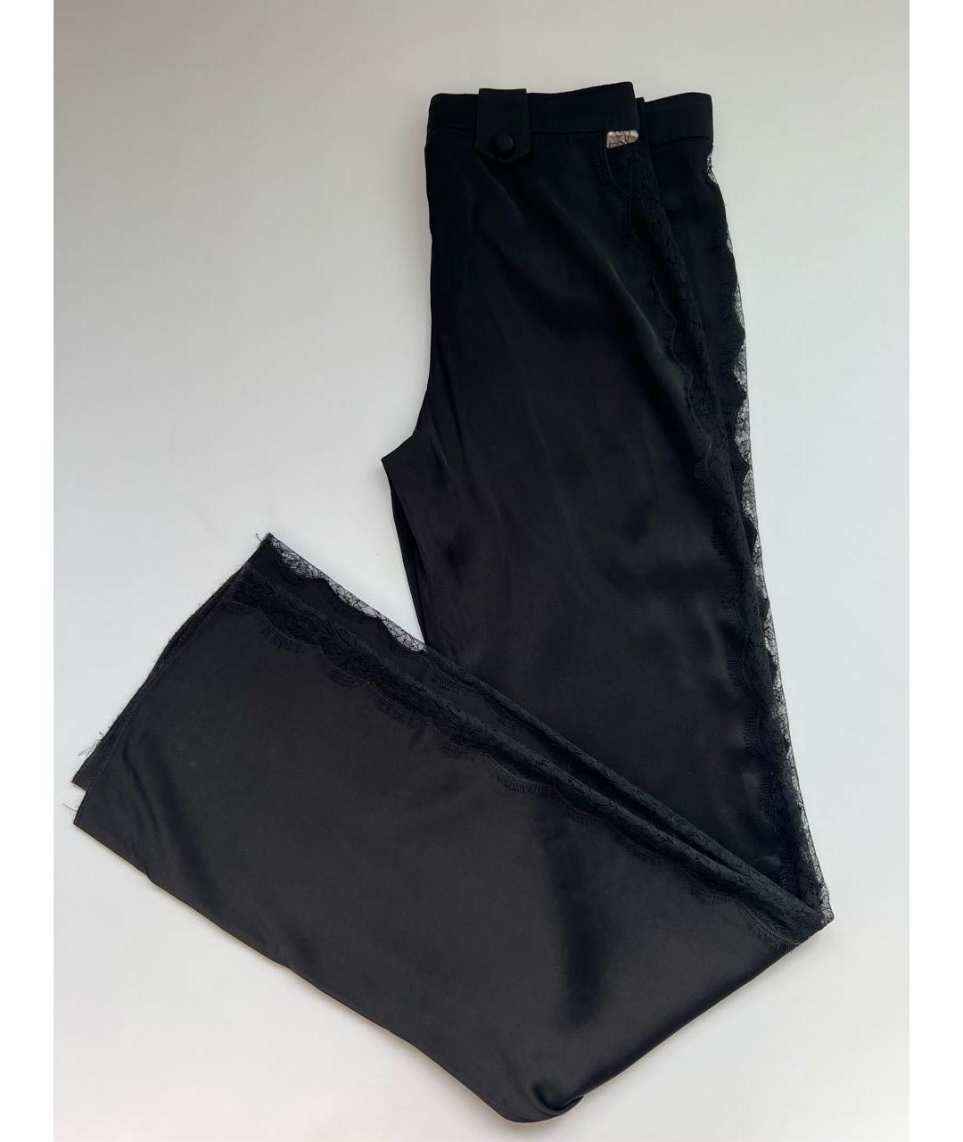 BLUMARINE Черные прямые брюки, фото 2