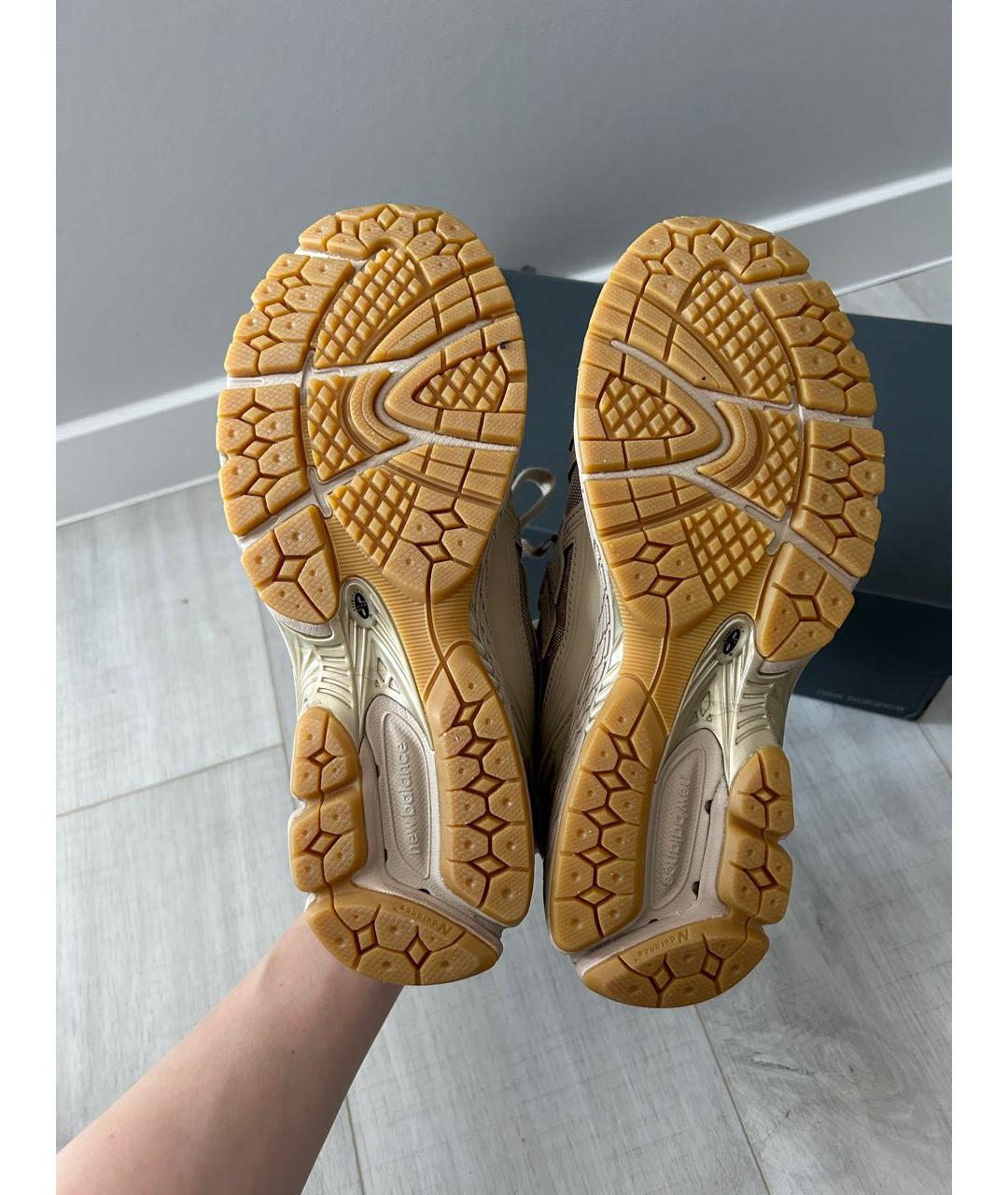 NEW BALANCE Коричневые текстильные кроссовки, фото 5