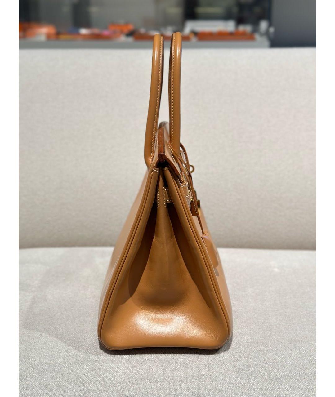 HERMES Кожаная сумка с короткими ручками, фото 3