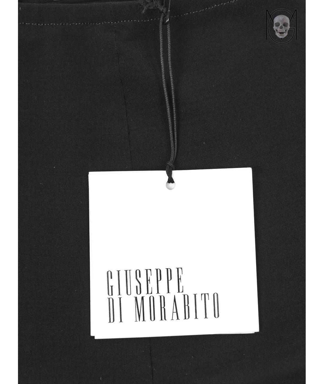 GIUSEPPE DI MORABITO Черные вискозные брюки узкие, фото 5