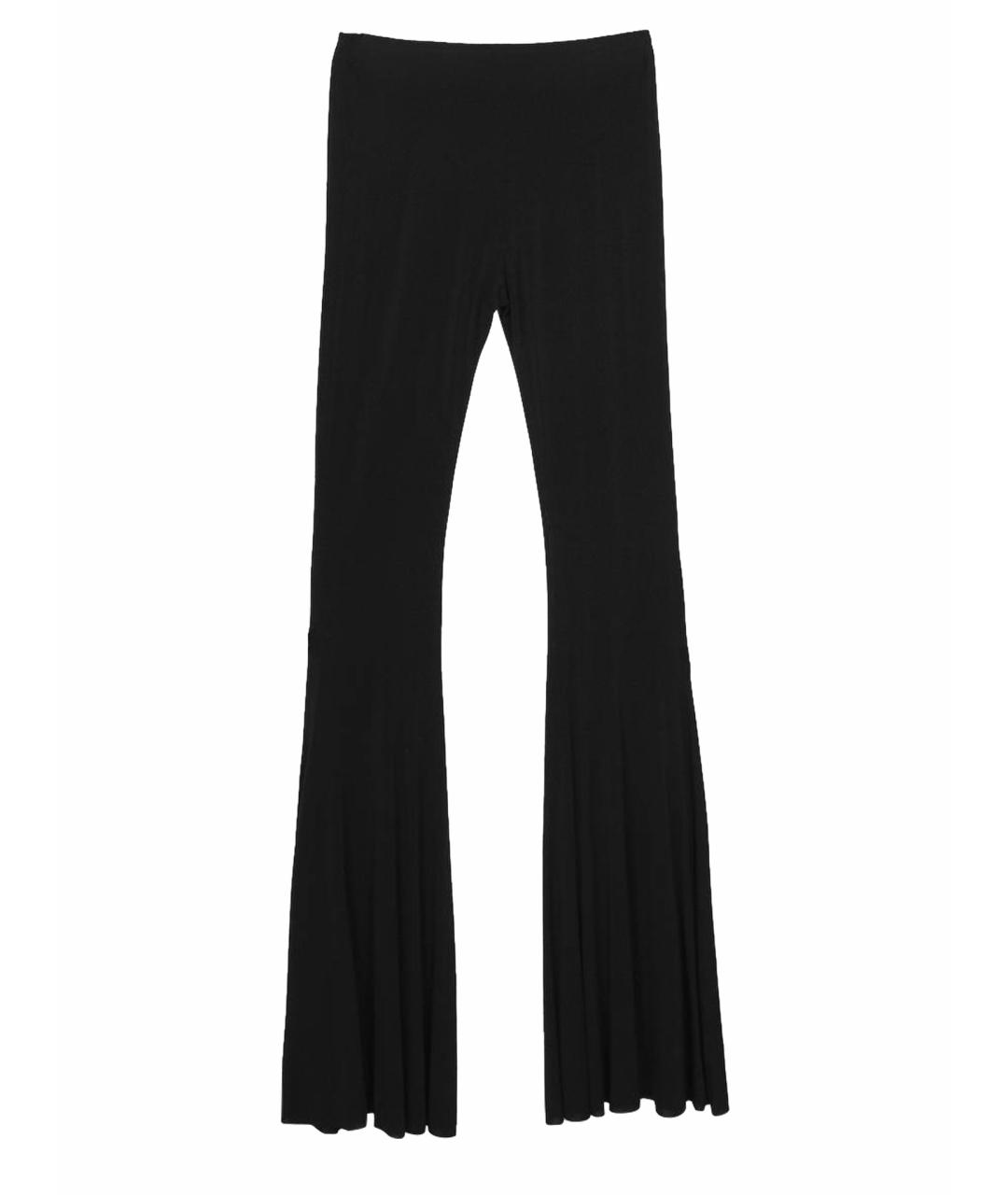 GIUSEPPE DI MORABITO Черные вискозные брюки узкие, фото 1