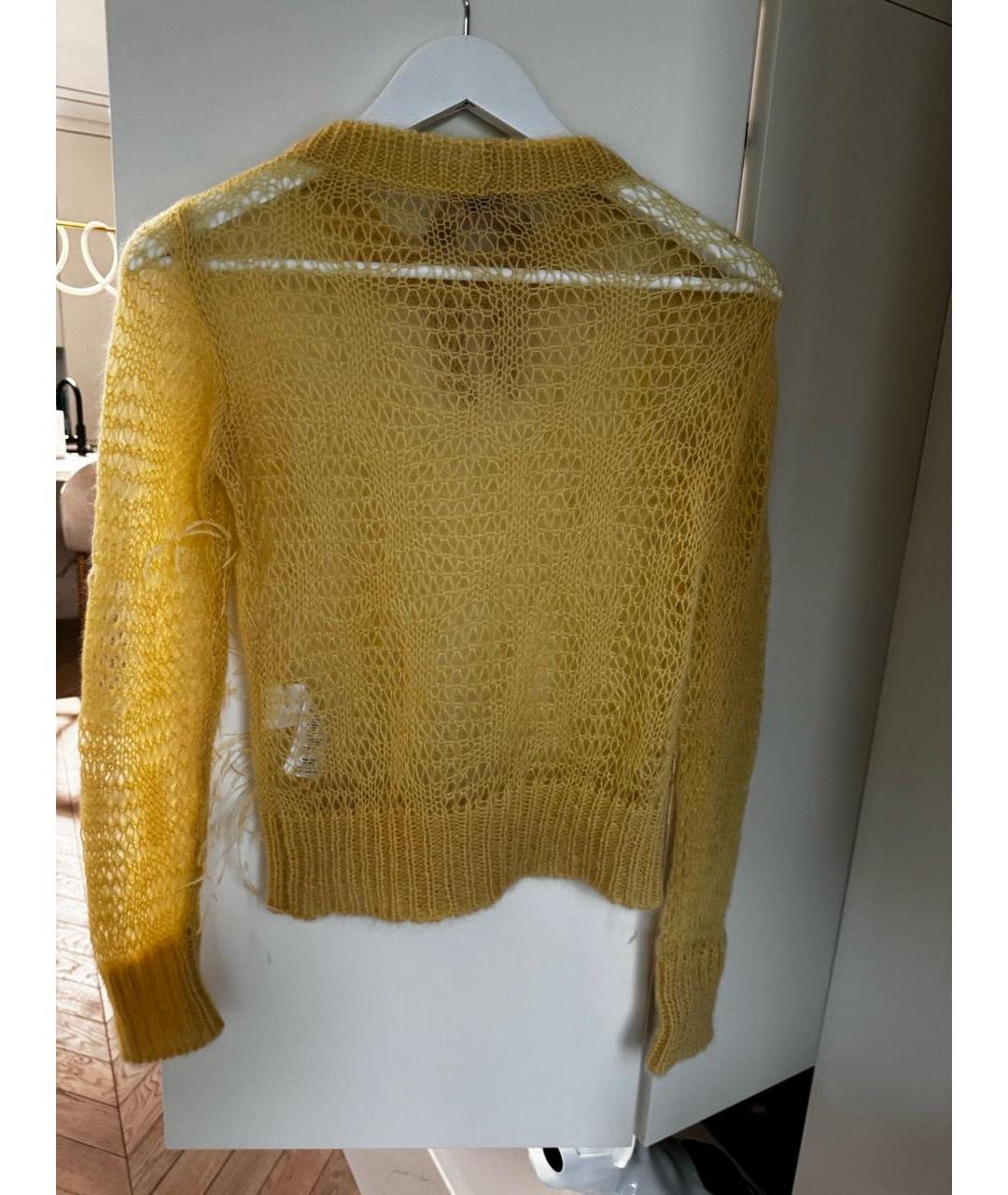 NO. 21 Желтый шерстяной джемпер / свитер, фото 2