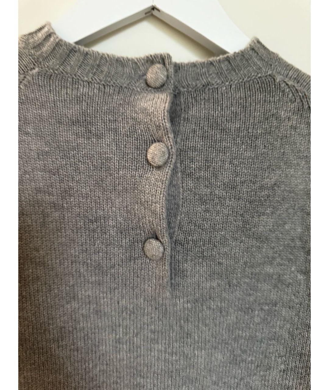 PRADA Серый кашемировый джемпер / свитер, фото 3