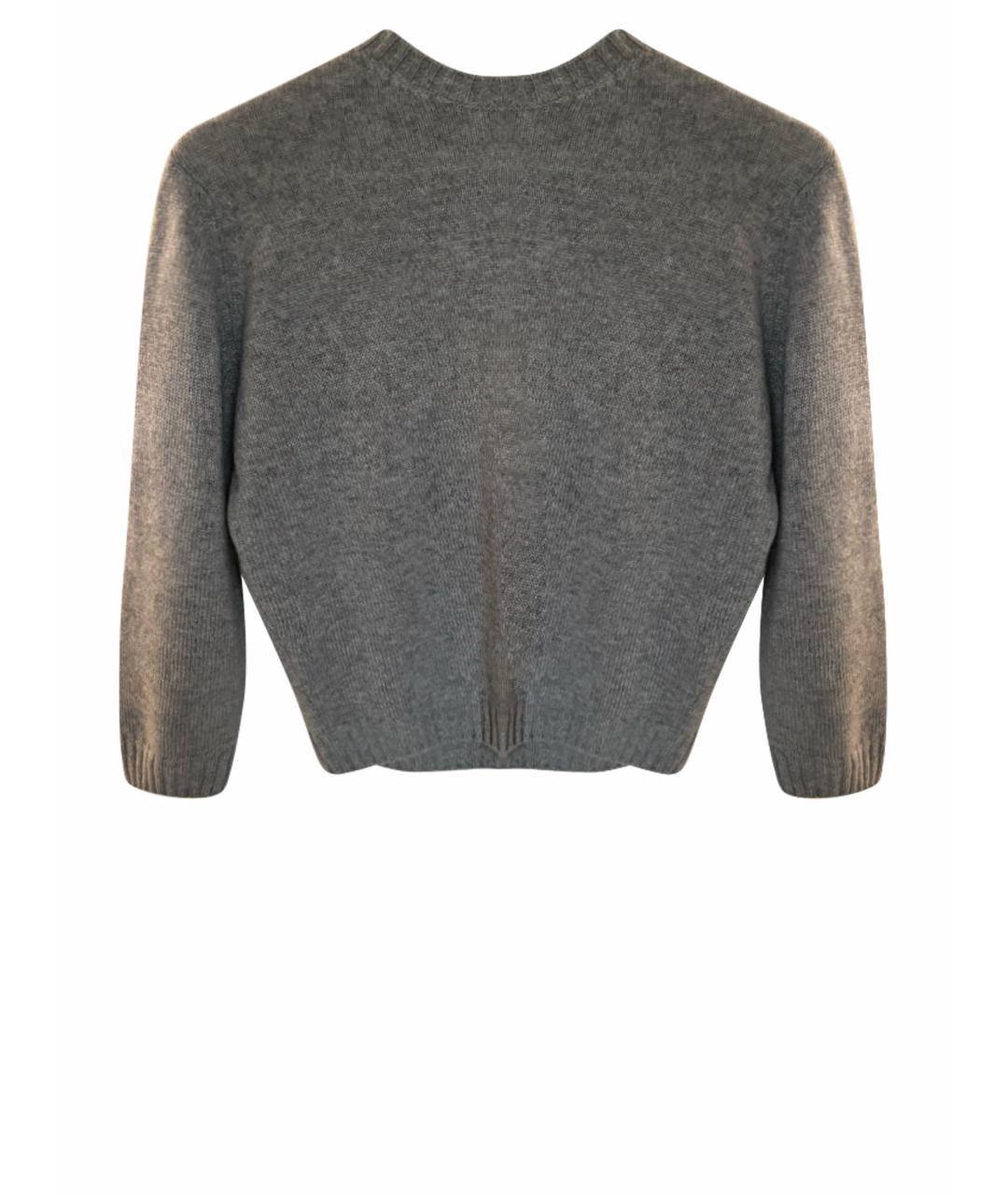 PRADA Серый кашемировый джемпер / свитер, фото 1