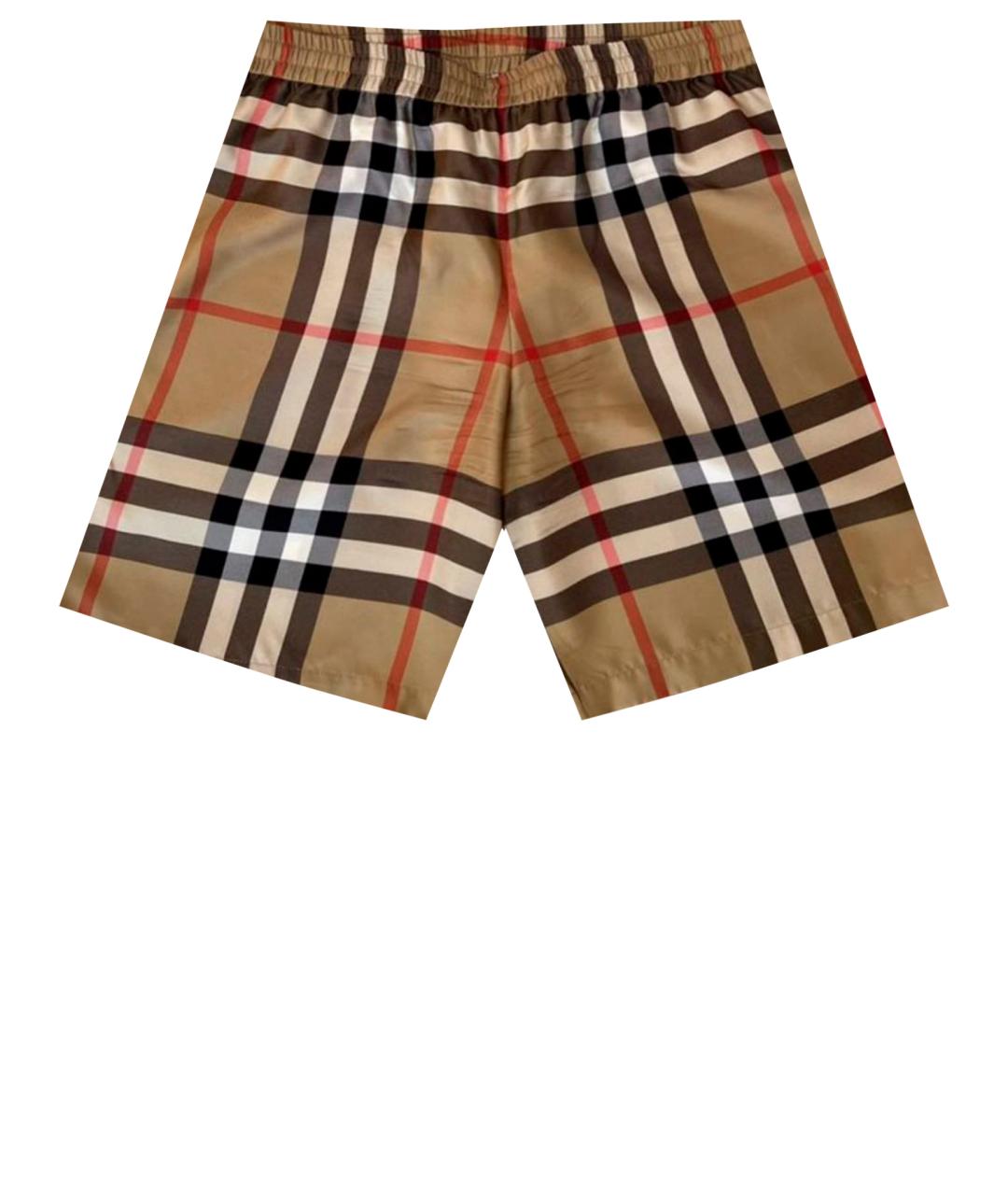 BURBERRY Мульти шелковые шорты, фото 1