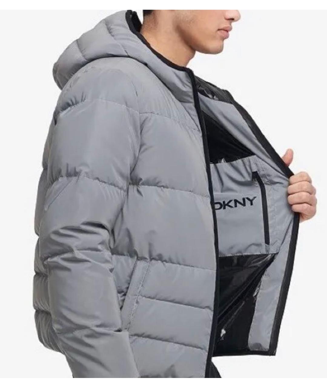 DKNY Серая куртка, фото 6