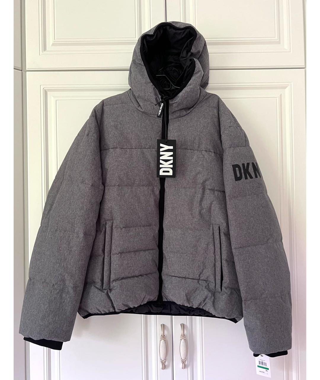 DKNY Серая куртка, фото 9