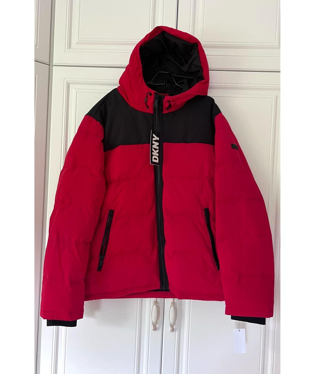 DKNY Красная куртка, фото 9