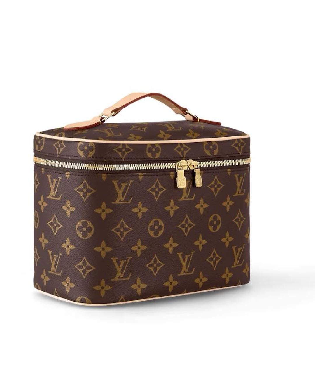 LOUIS VUITTON Коричневая косметичка, фото 2