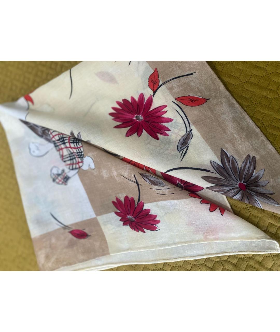 BURBERRY Мульти хлопковый платок, фото 7