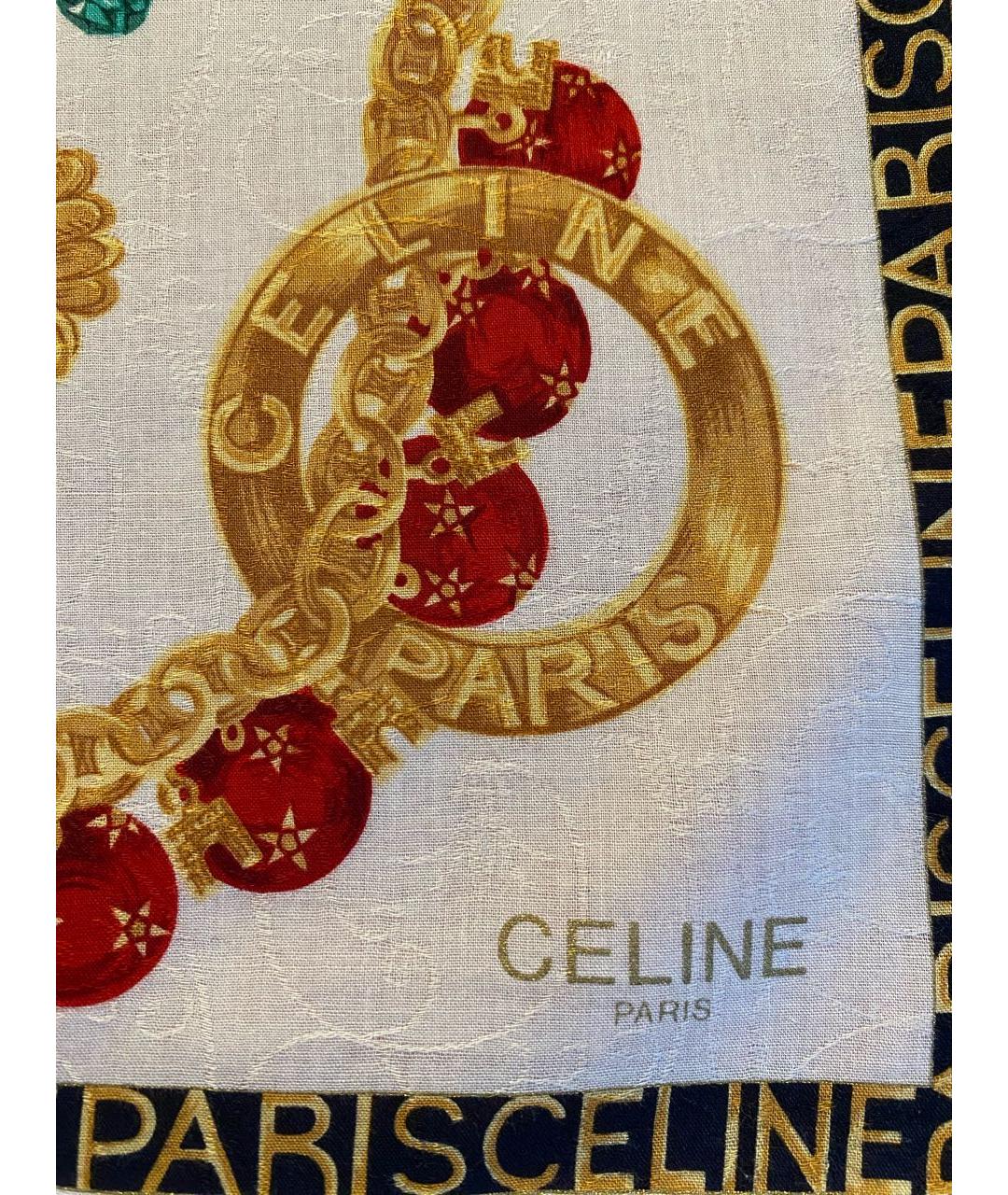 CELINE Мульти хлопковый платок, фото 4