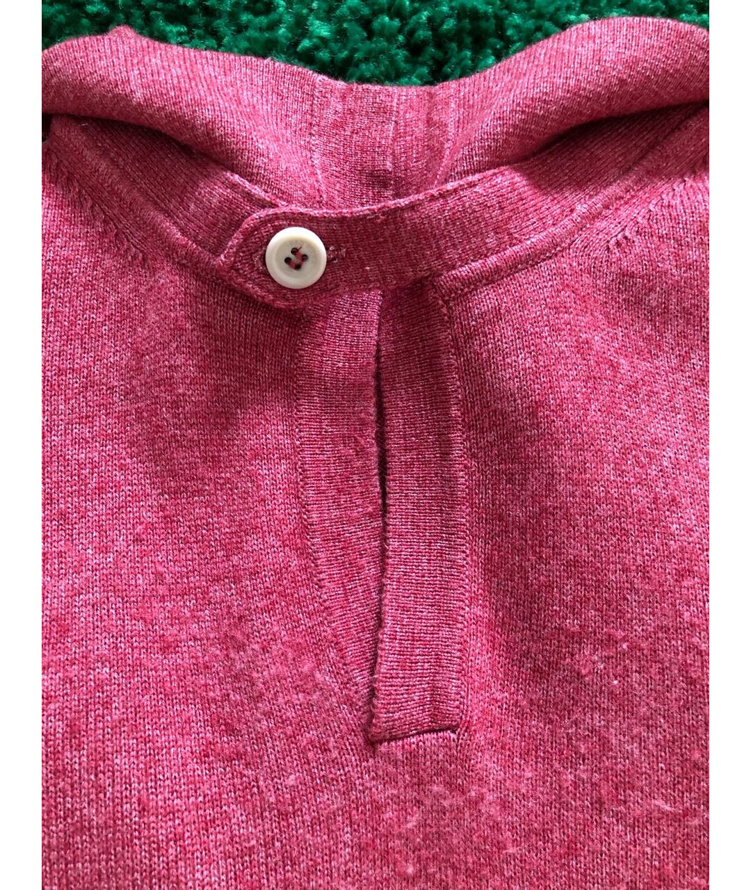 LORO PIANA Бордовый кашемировый джемпер / свитер, фото 5