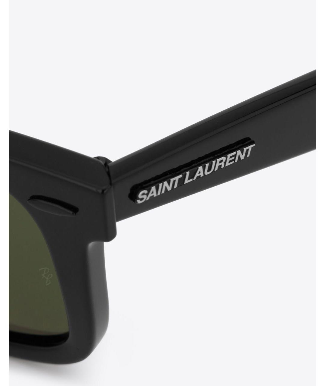 SAINT LAURENT Черные солнцезащитные очки, фото 3