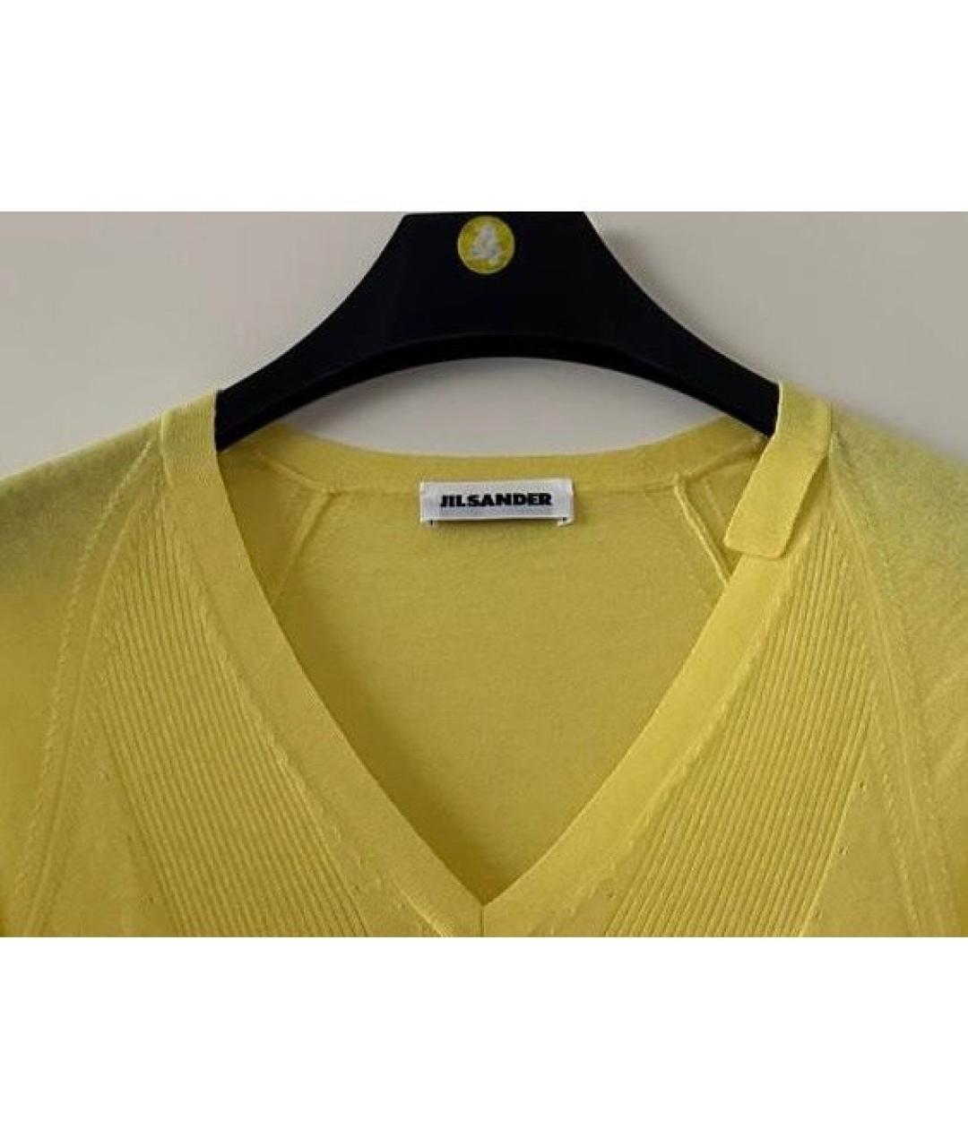 JIL SANDER Желтый джемпер / свитер, фото 4