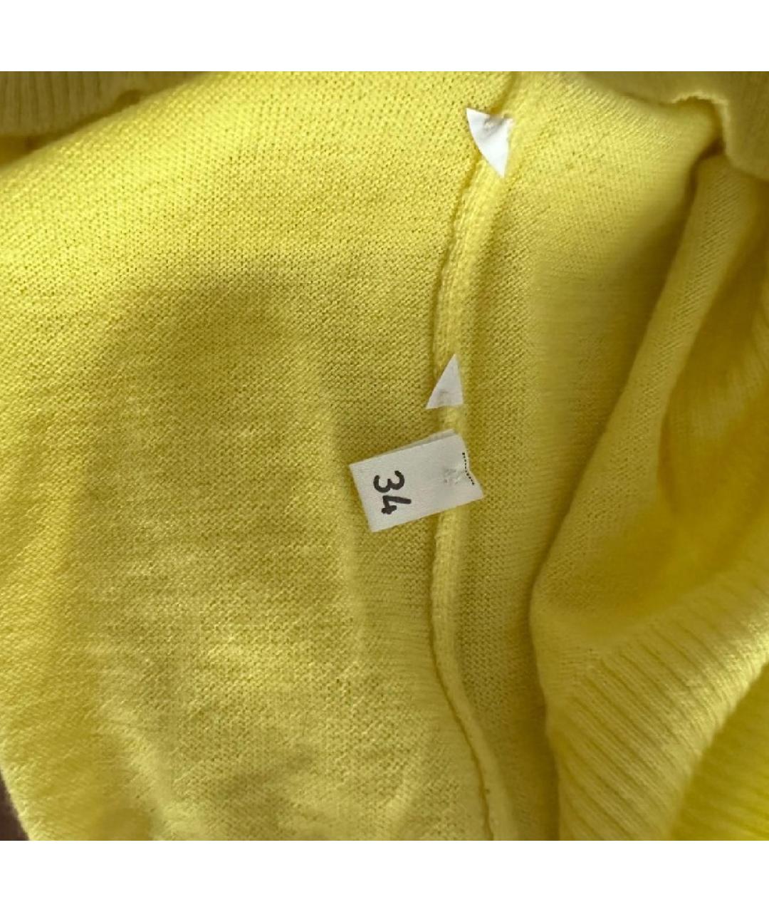 JIL SANDER Желтый джемпер / свитер, фото 2