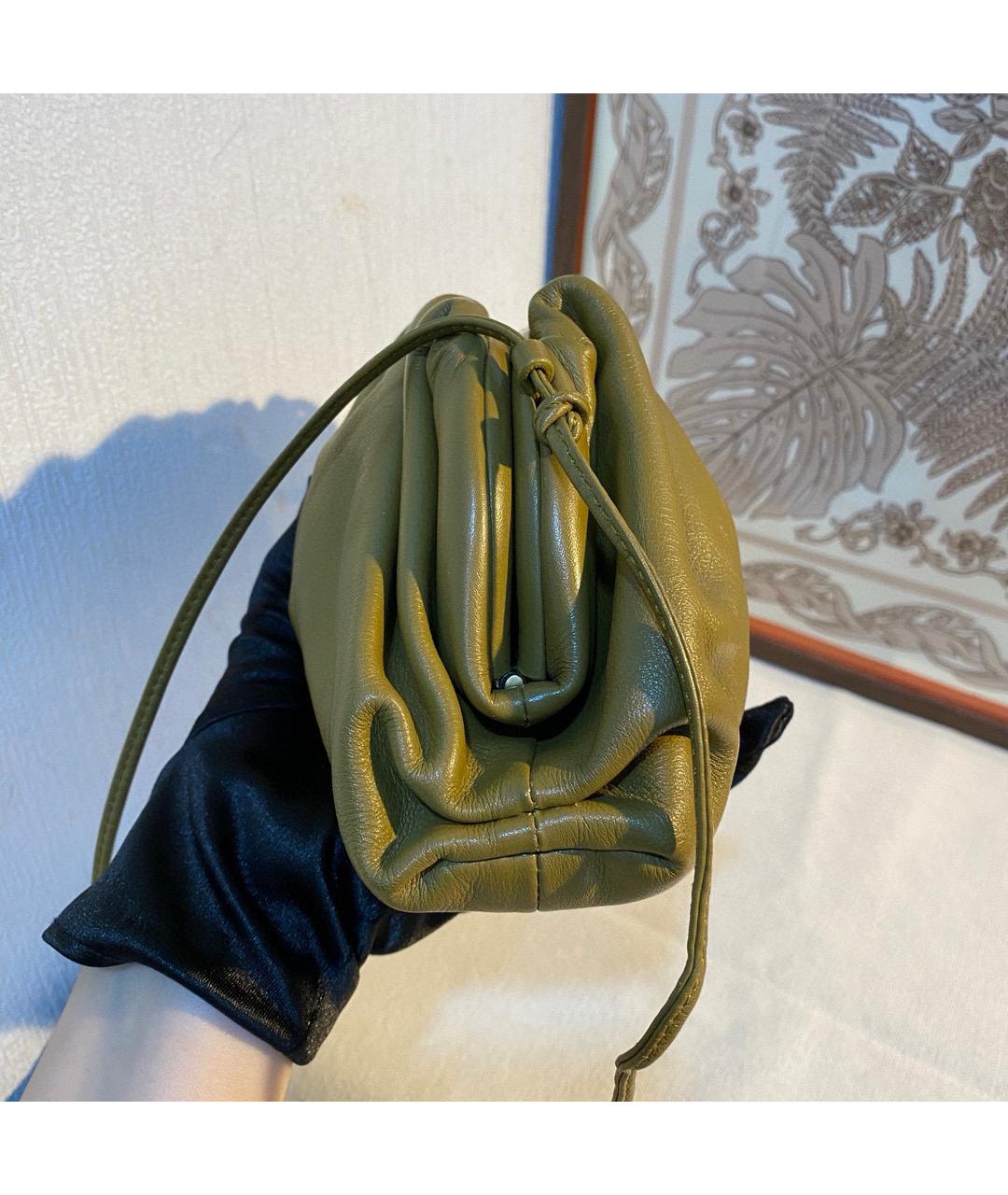 BOTTEGA VENETA Горчичная кожаная сумка тоут, фото 4