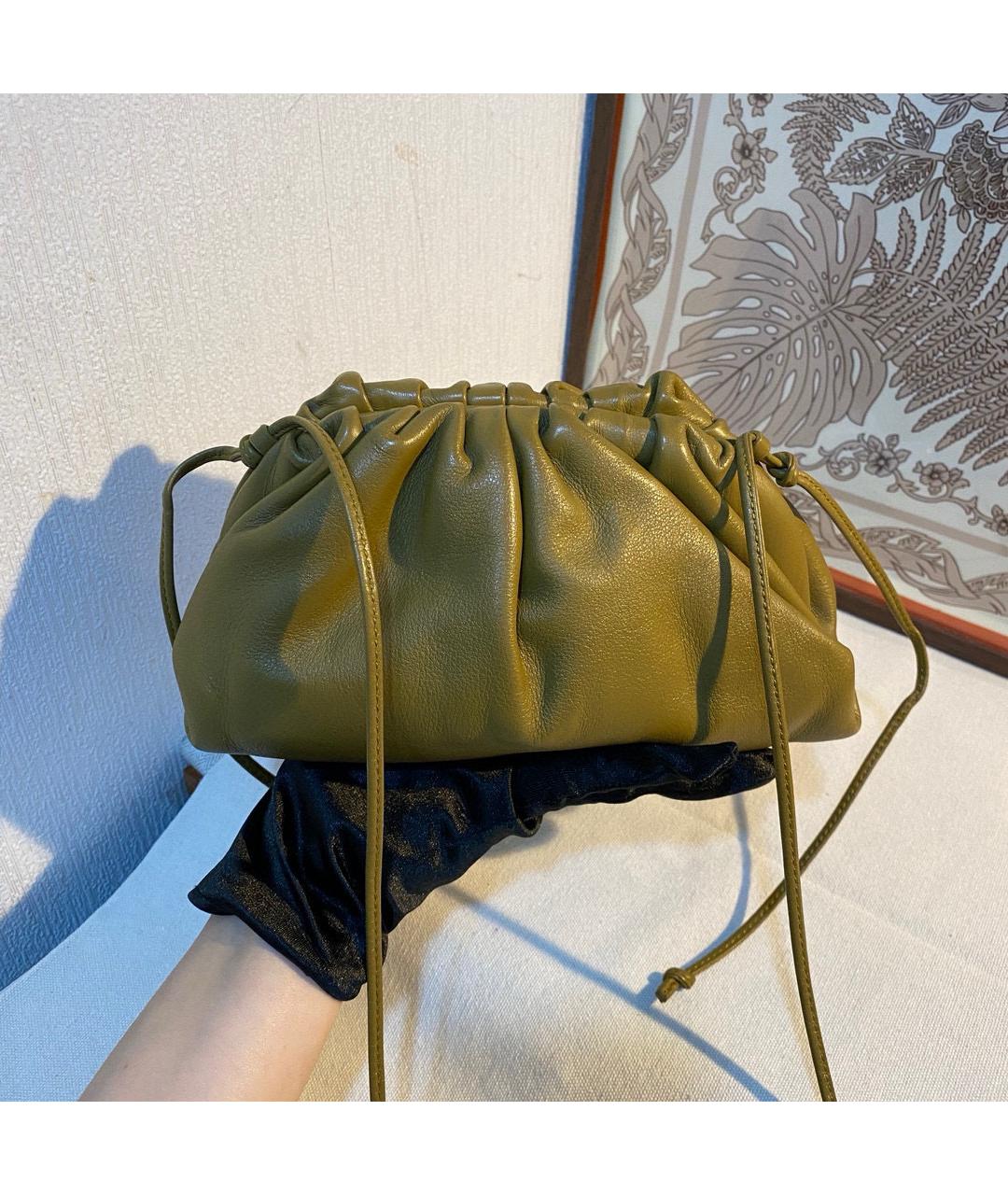 BOTTEGA VENETA Горчичная кожаная сумка тоут, фото 2