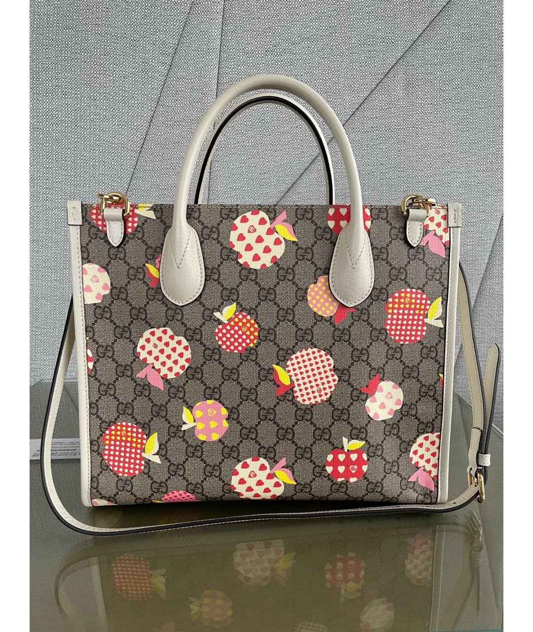 GUCCI Бежевая сумка тоут, фото 3