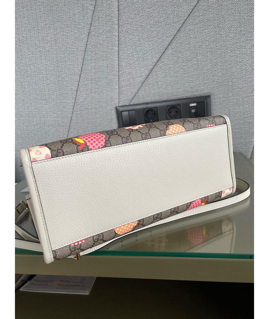 GUCCI Бежевая сумка тоут, фото 5