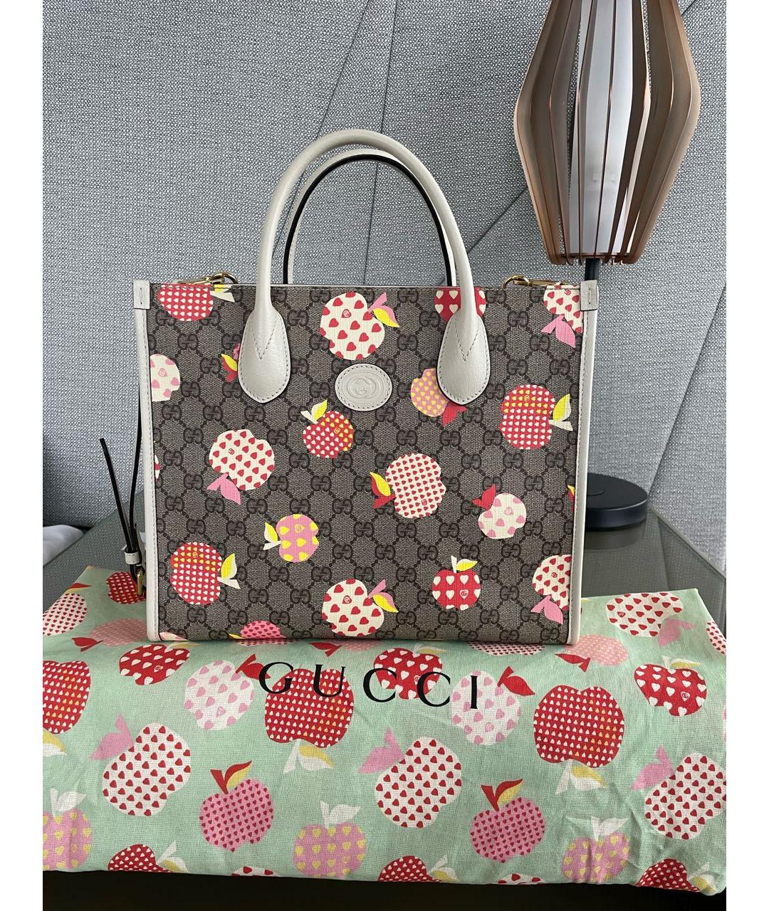 GUCCI Бежевая сумка тоут, фото 2