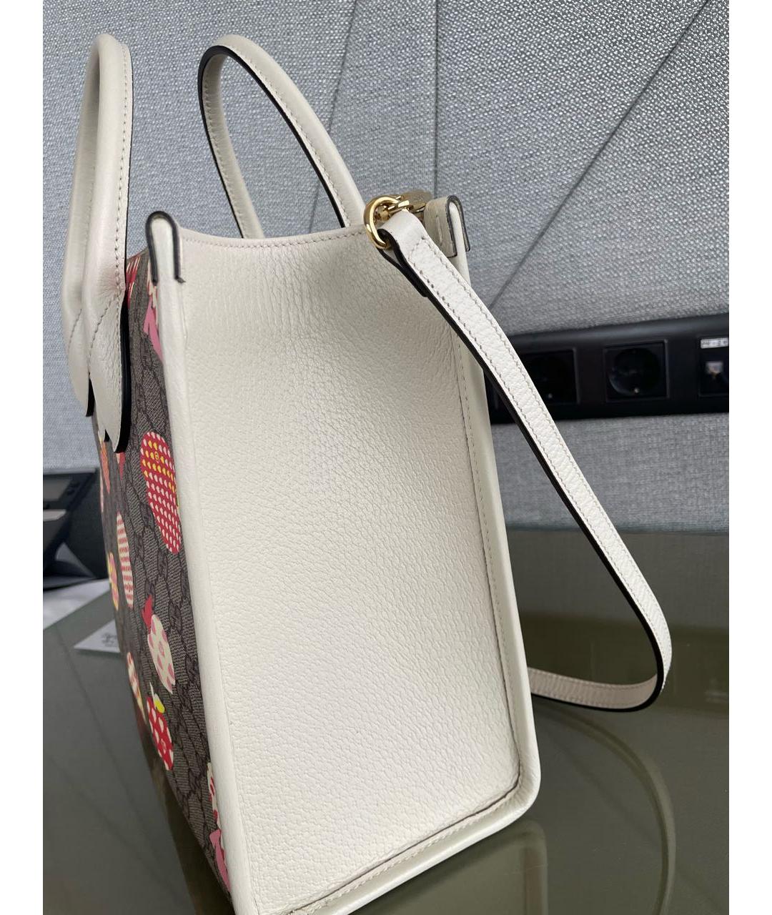 GUCCI Бежевая сумка тоут, фото 6