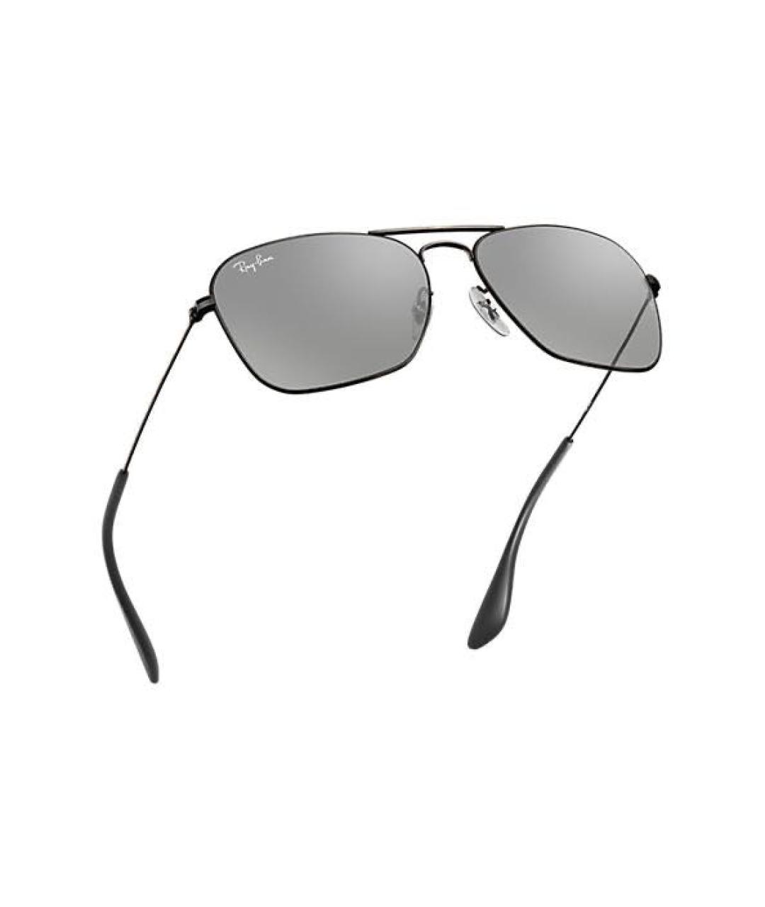 RAY BAN Серые металлические солнцезащитные очки, фото 6