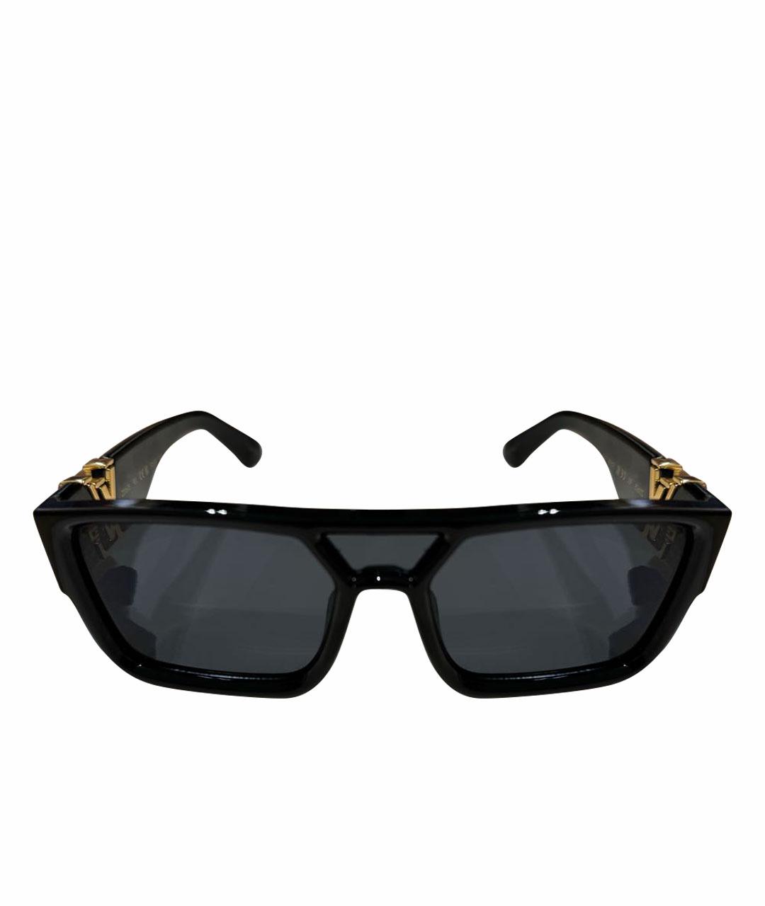 LOUIS VUITTON Черные пластиковые солнцезащитные очки, фото 1