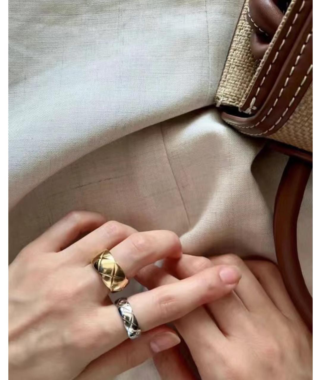 CHANEL PRE-OWNED Золотое кольцо из желтого золота, фото 4