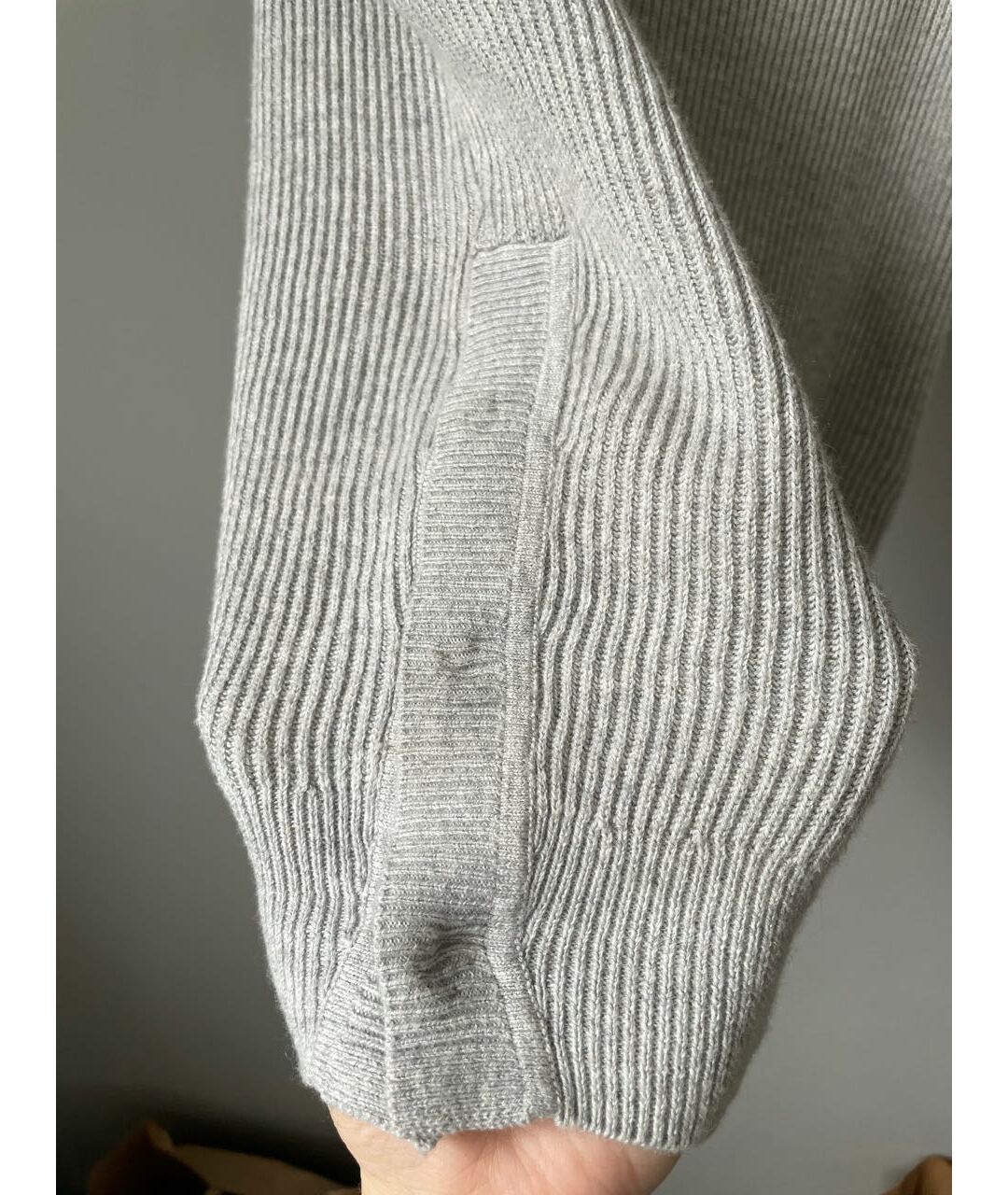 EQUIPMENT Серый хлопковый джемпер / свитер, фото 5