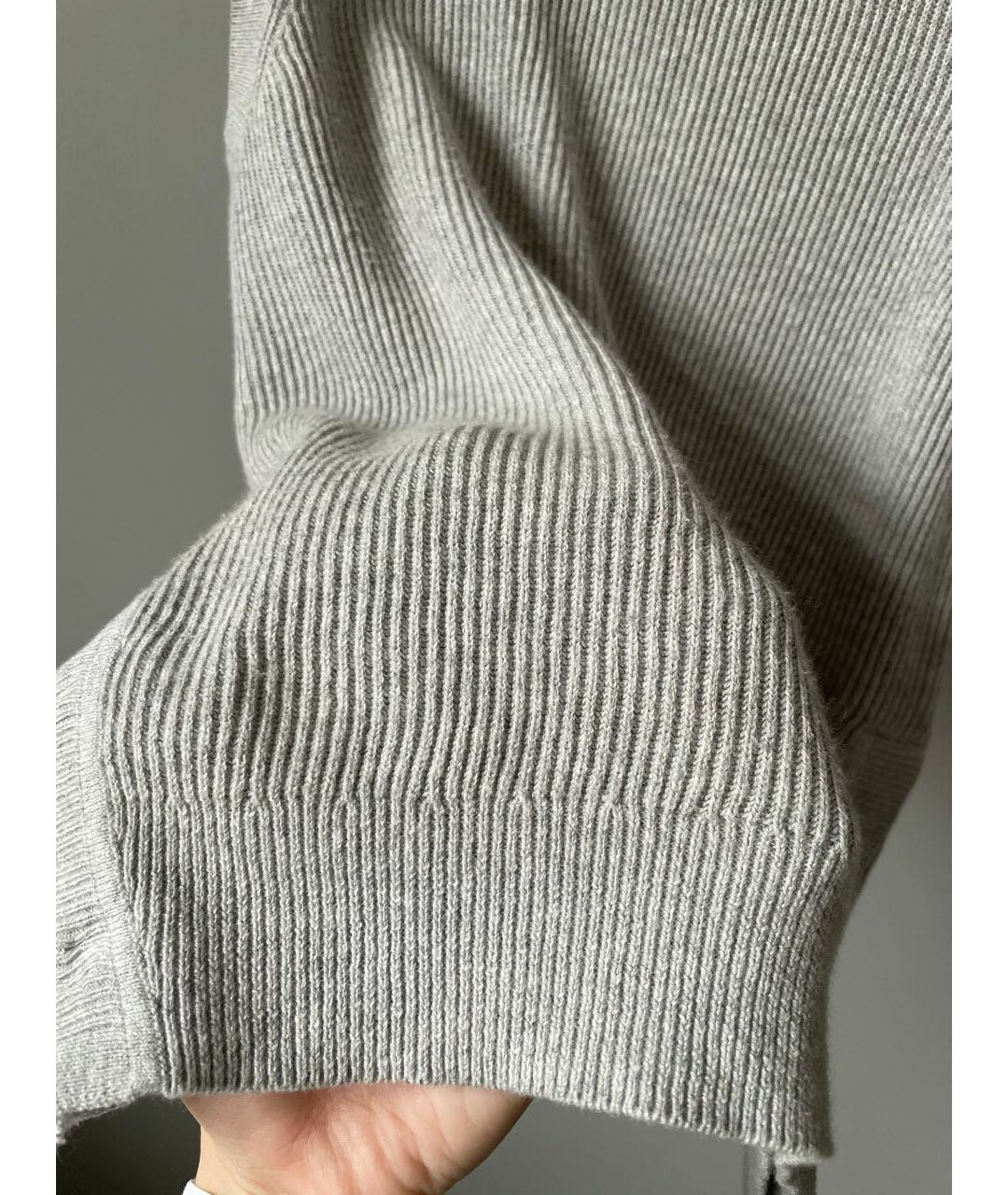 EQUIPMENT Серый хлопковый джемпер / свитер, фото 4