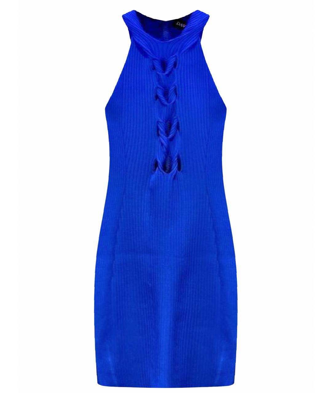 DAVID KOMA Синее коктейльное платье, фото 1