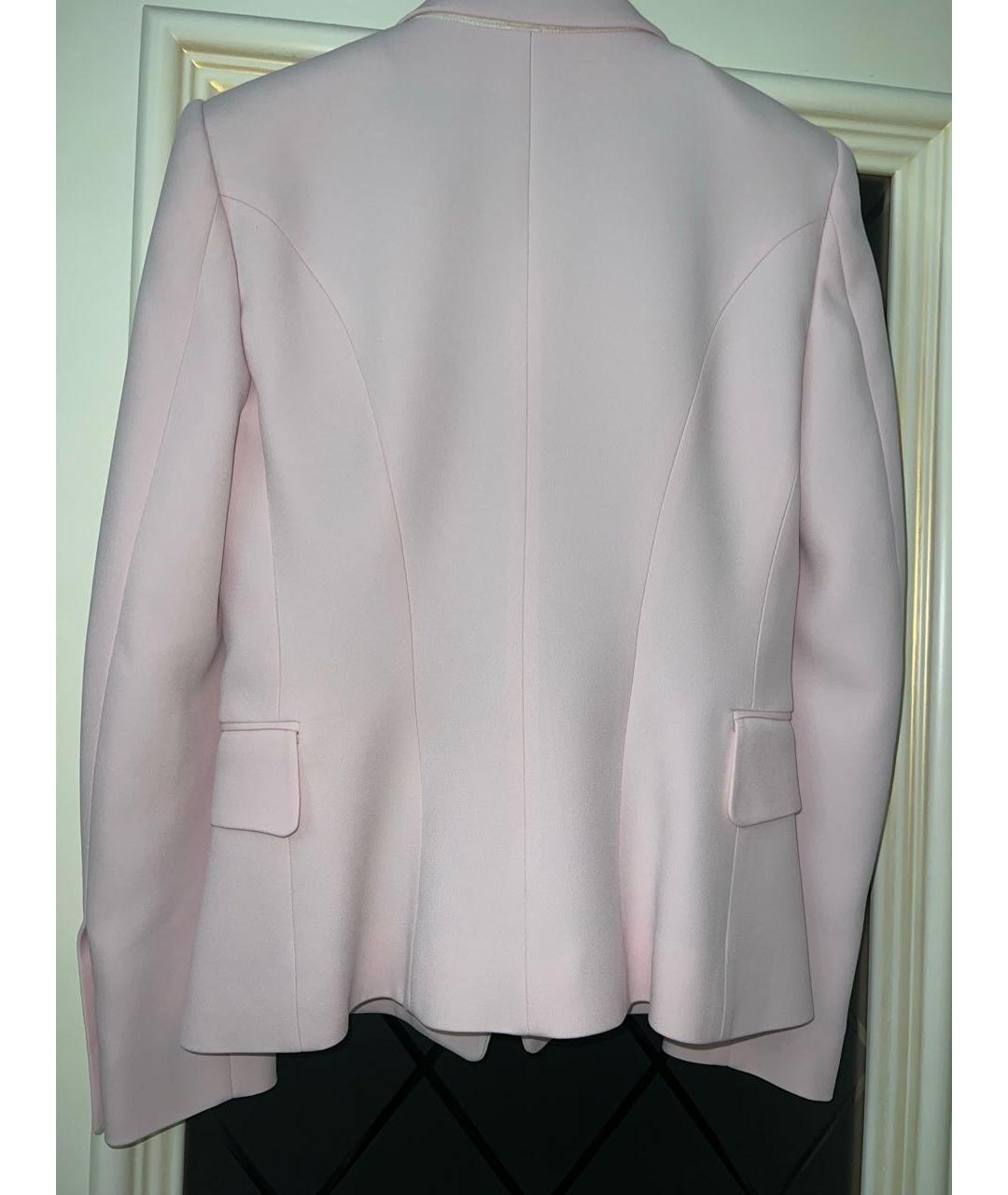 BALMAIN Розовый вискозный жакет/пиджак, фото 2