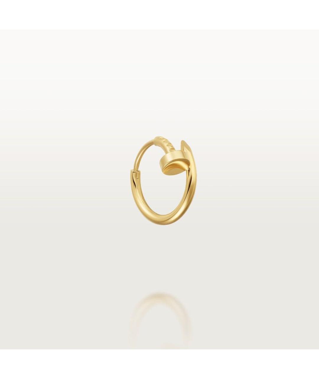 CARTIER Золотые серьги из желтого золота, фото 8