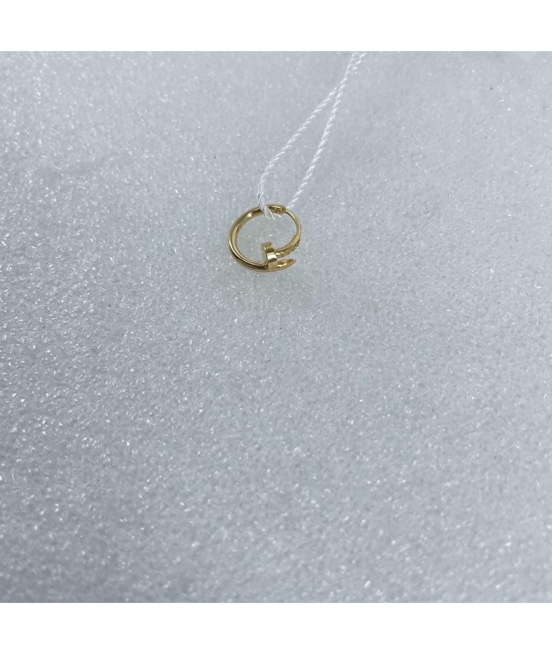 CARTIER Золотые серьги из желтого золота, фото 3